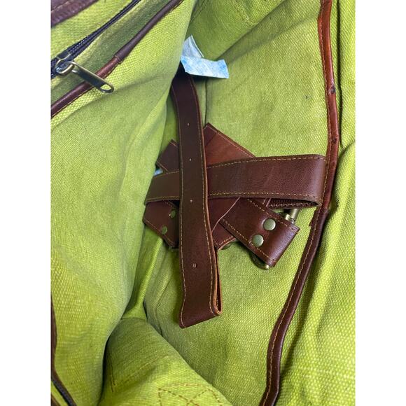 Leather Messanger Bag Satchel Briefcase Unbranded - Picture 6 of 7